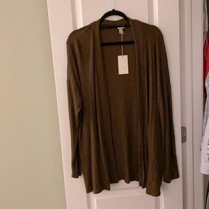 New with tags chocolate brown sweater